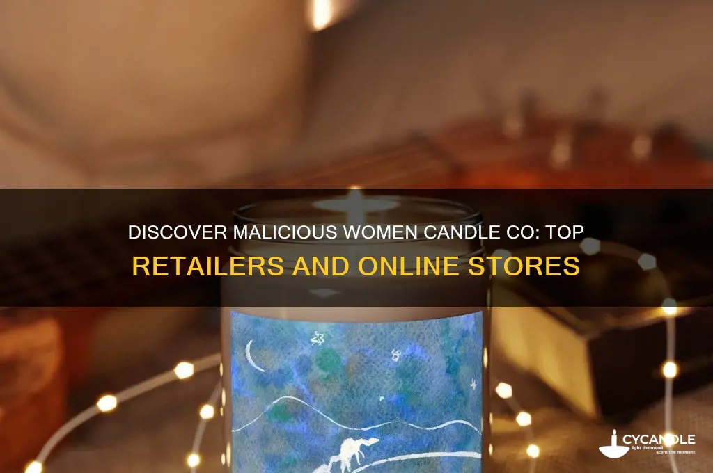 where to buy malicious women candle co