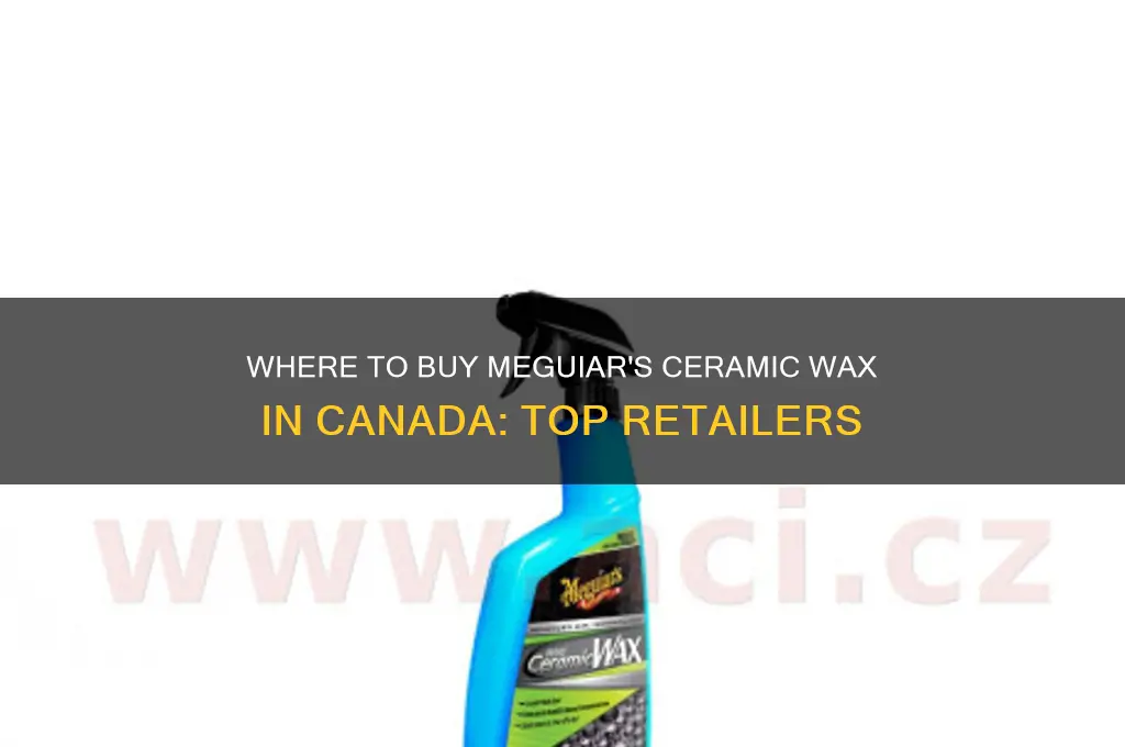 where to buy meguiars ceramic wax in canada