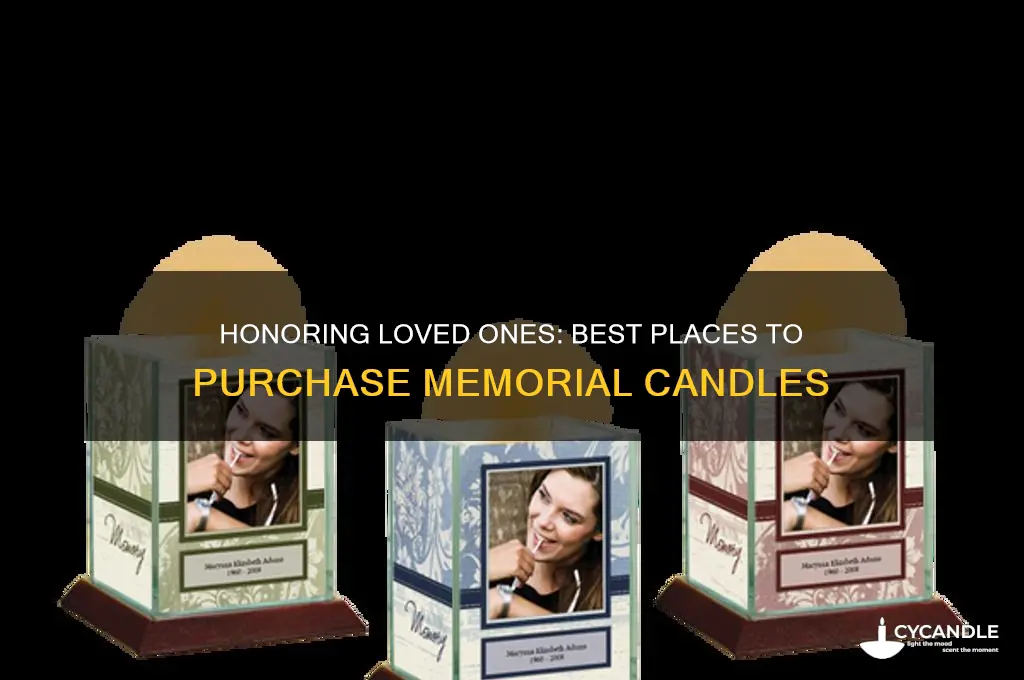 where to buy memorial candles