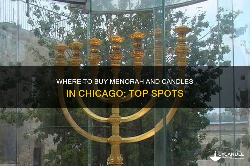 where to buy menorah and candles chicago