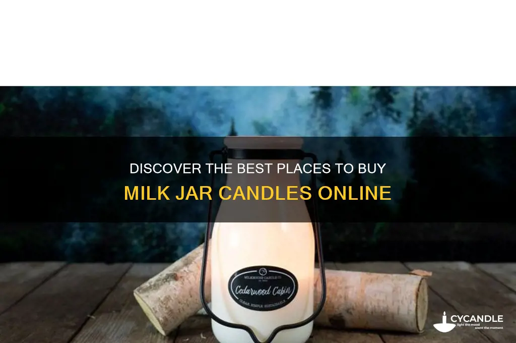 where to buy milk jar candles