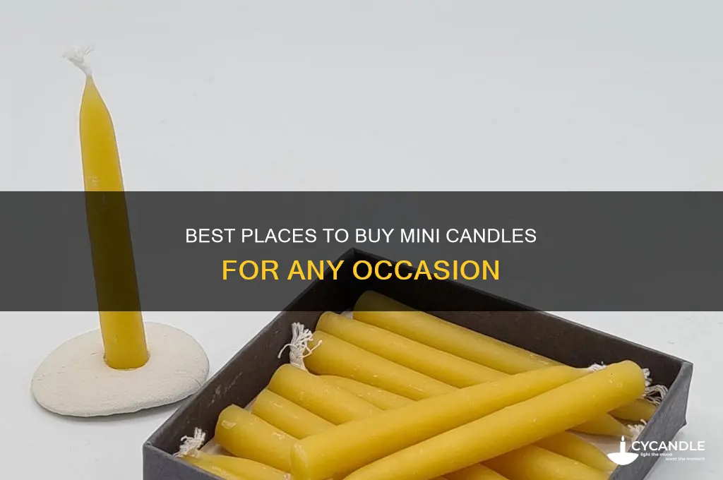 where to buy mini candles