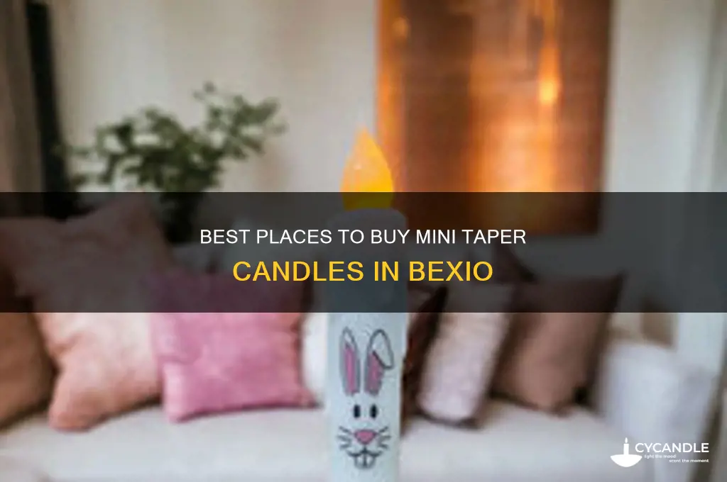 where to buy mini taper candles in bexio