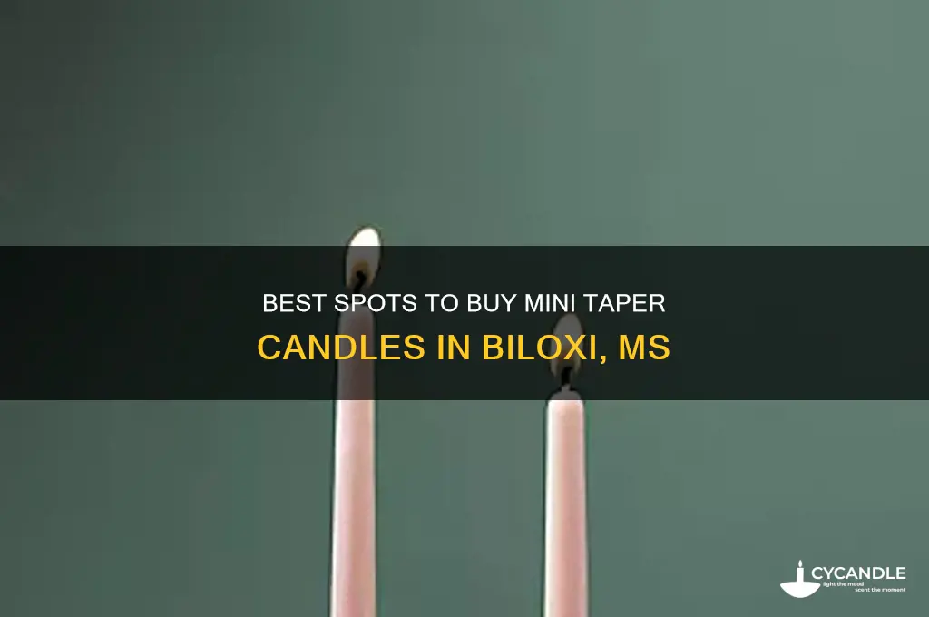 where to buy mini taper candles in biloxi ms