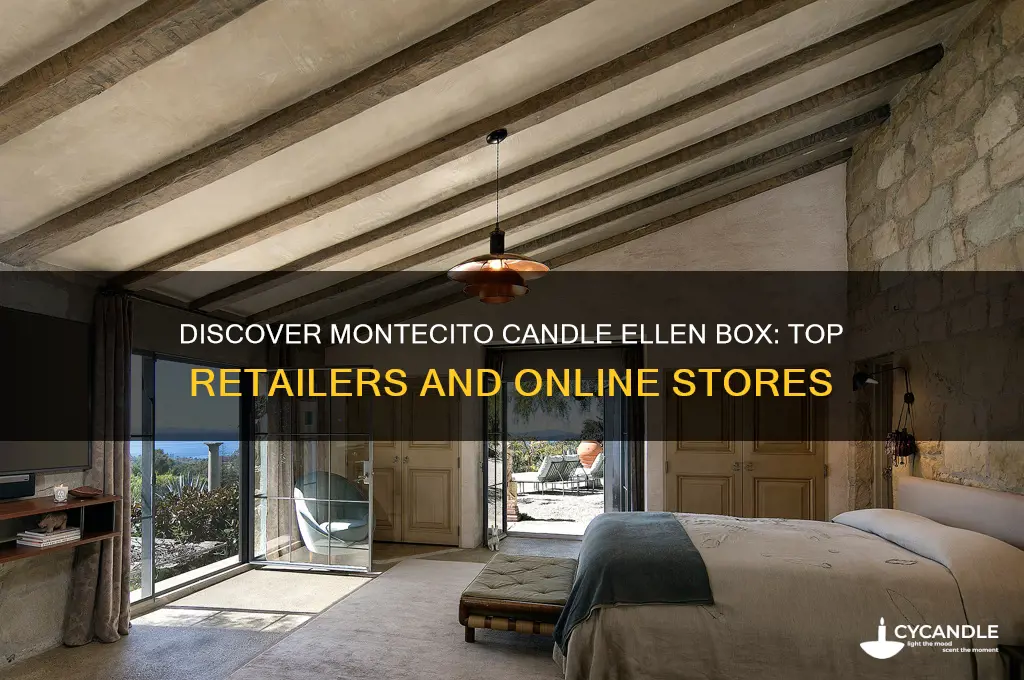 where to buy montecito candle ellen box