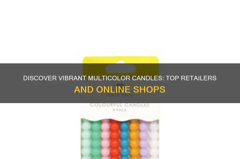 where to buy multicolor candles