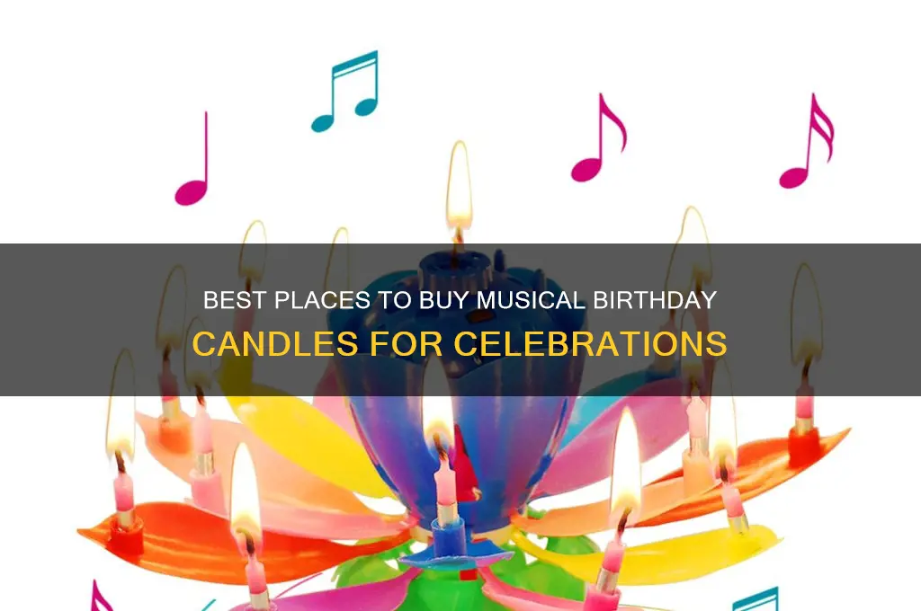 where to buy musical birthday candle