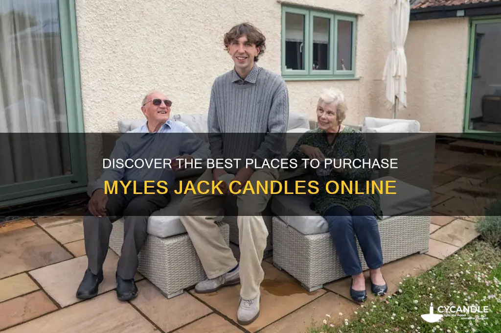 where to buy myles jack candles