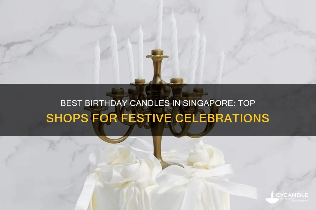 where to buy nice birthday candles in singapore