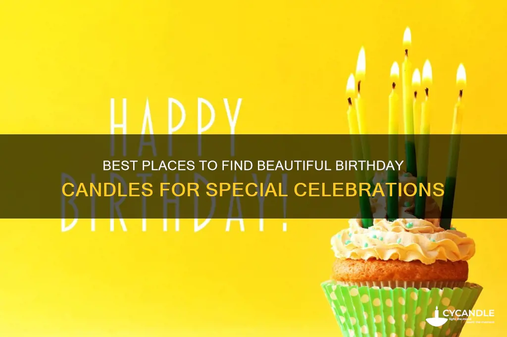 where to buy nice birthday candles