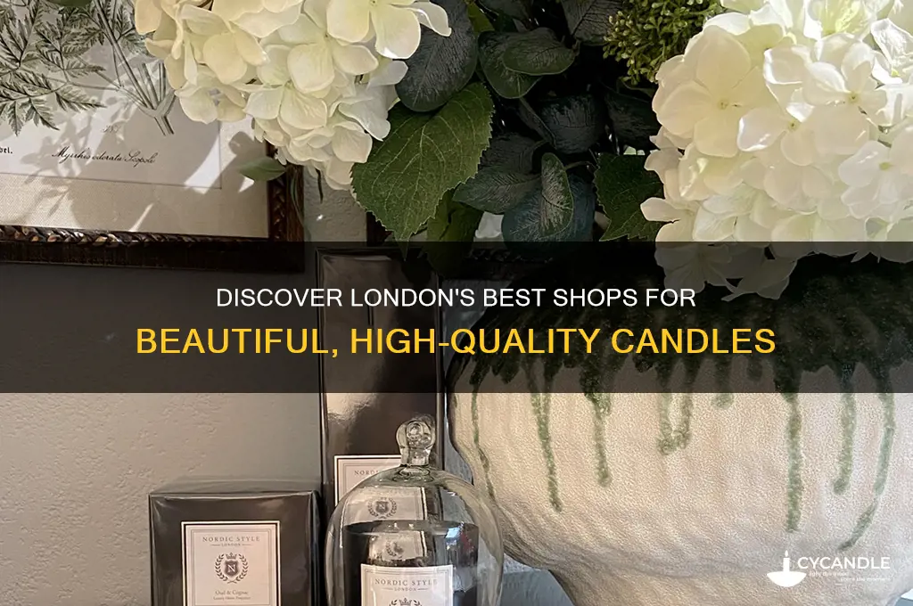 where to buy nice candles in london
