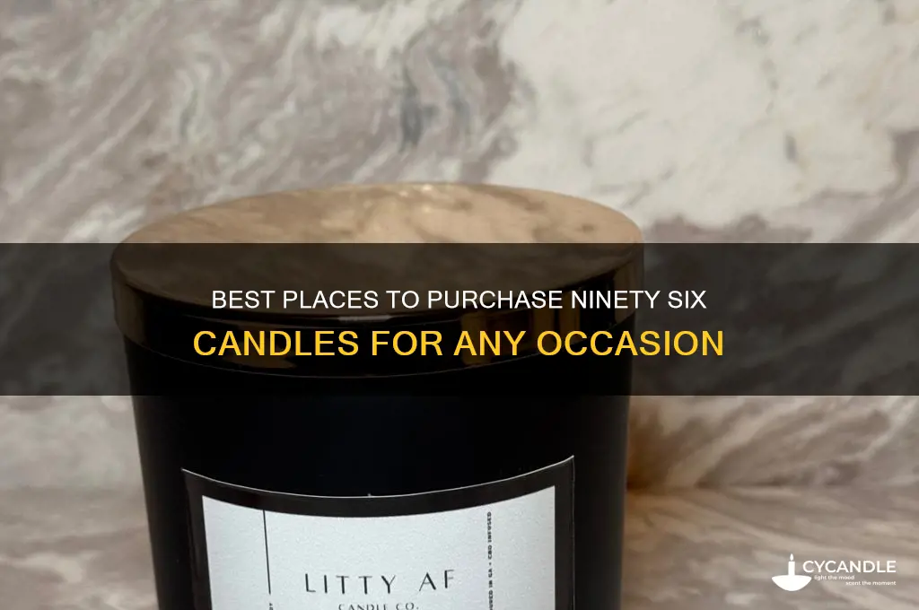 where to buy ninety six candles