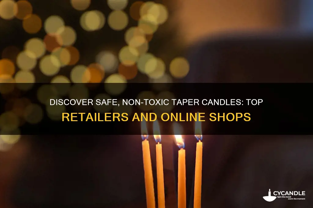 where to buy non tozic taper candles