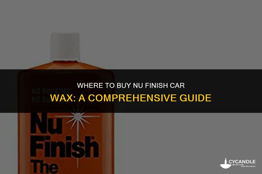 where to buy nu finish car wax