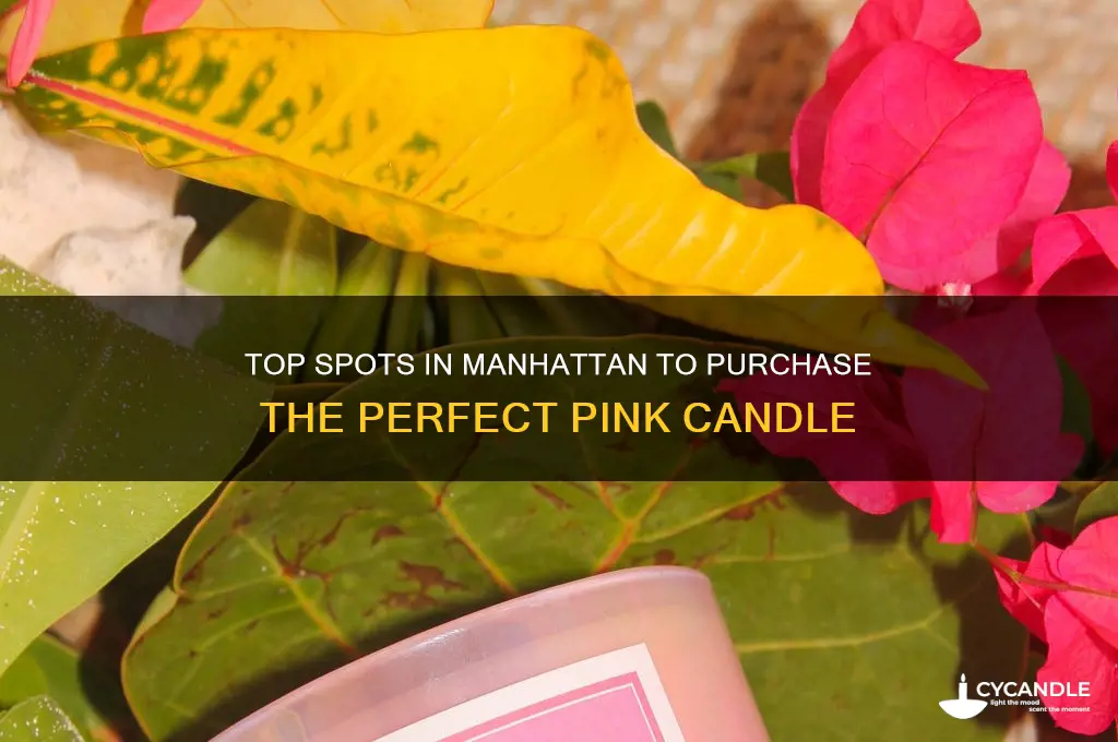 where to buy number 1 pink candle in manhattan