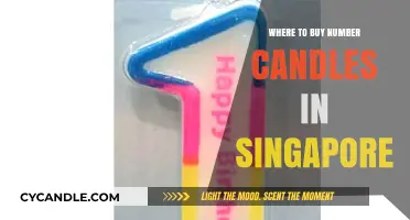 Best Places to Buy Number Candles in Singapore for Celebrations
