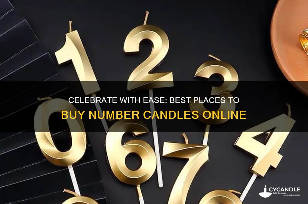 where to buy number candles