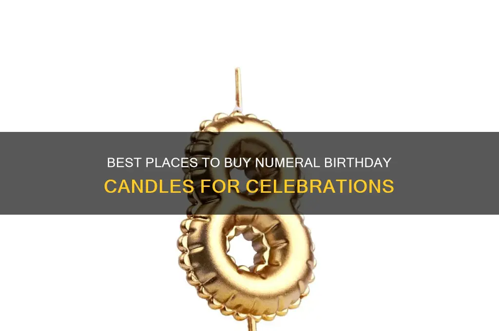 where to buy numeral birthday candles