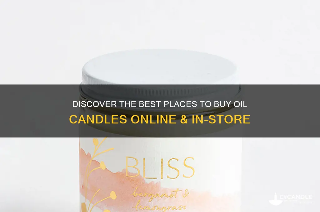 where to buy oil candles