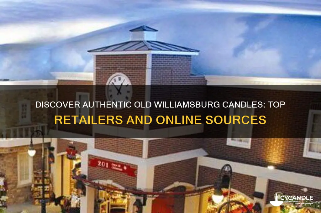 where to buy old williamsburg candles