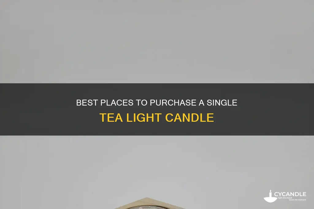 where to buy one tea light candle