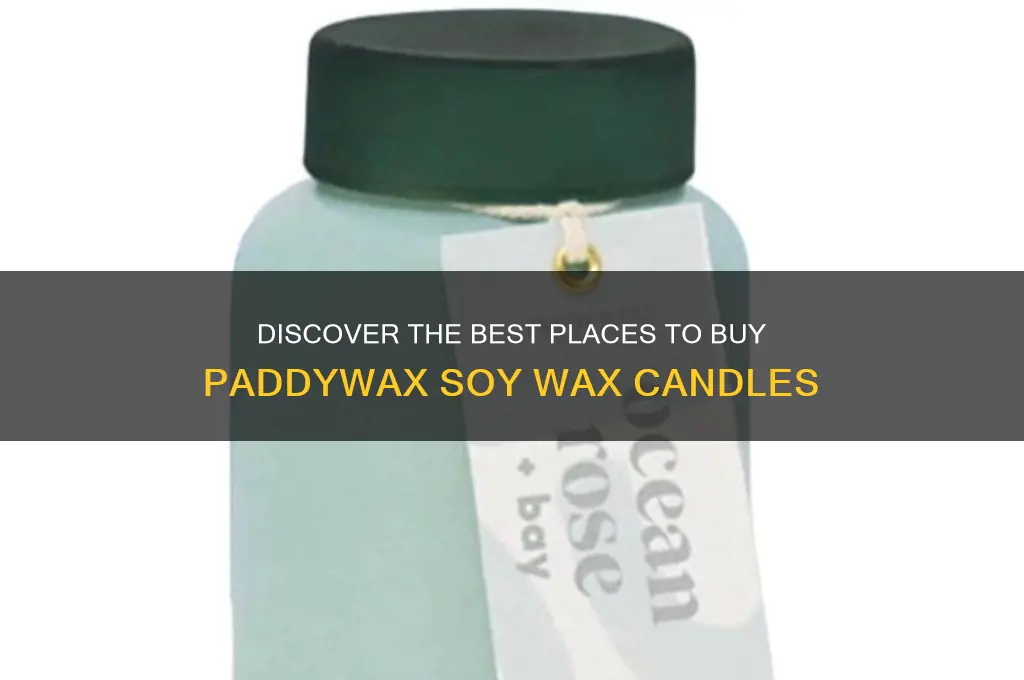 where to buy paddywax hand poured soy wax candle