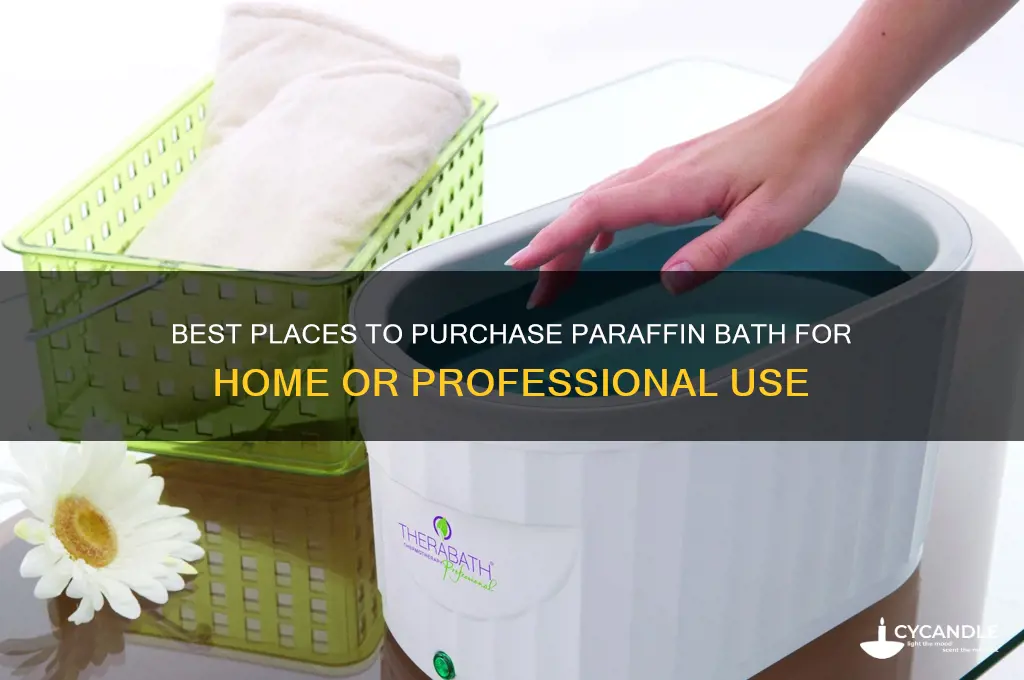 where to buy paraffin bath