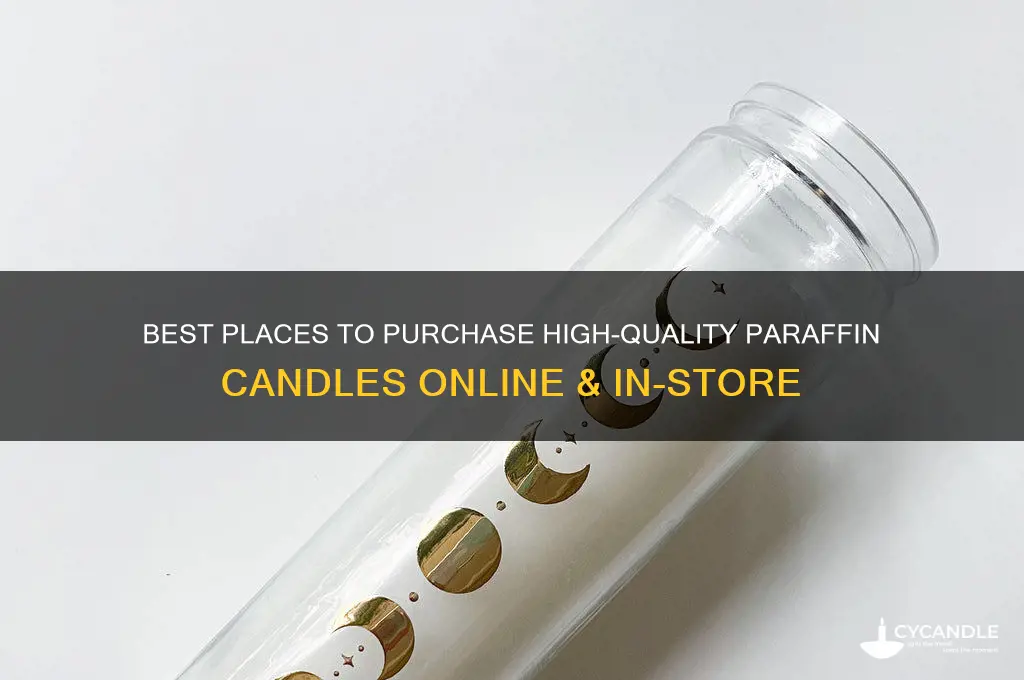 where to buy paraffin candles