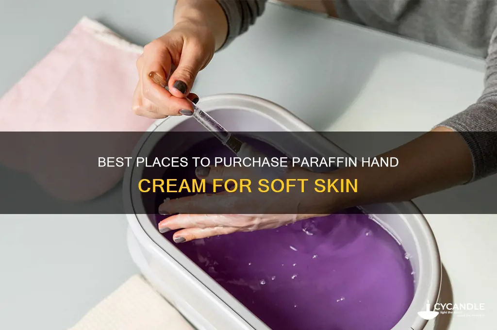 where to buy paraffin hand cream