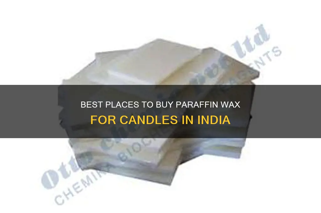 where to buy paraffin wax for candles in india