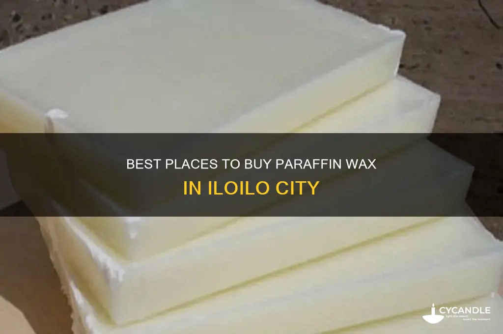 where to buy paraffin wax in iloilo