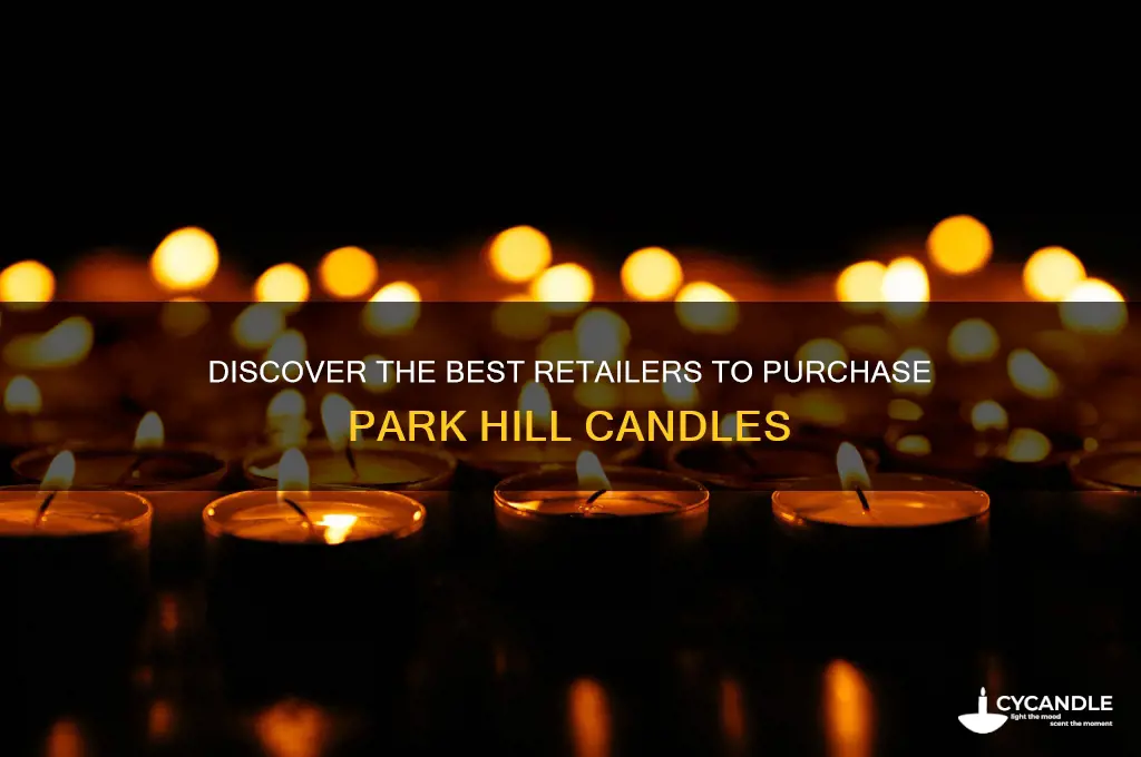 where to buy park hill candles