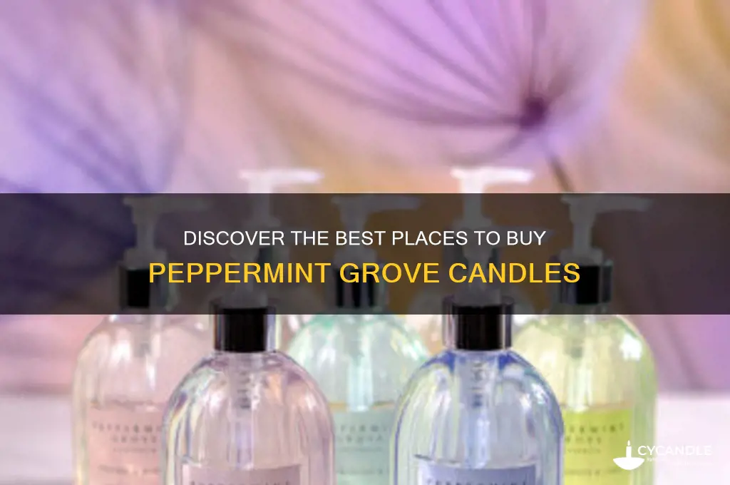 where to buy peppermint grove candles