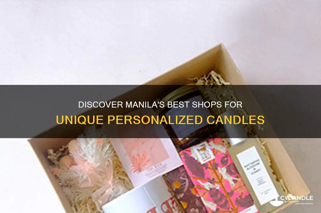 where to buy personalized candles in manila