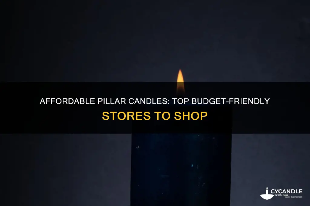 where to buy pillar candles cheap
