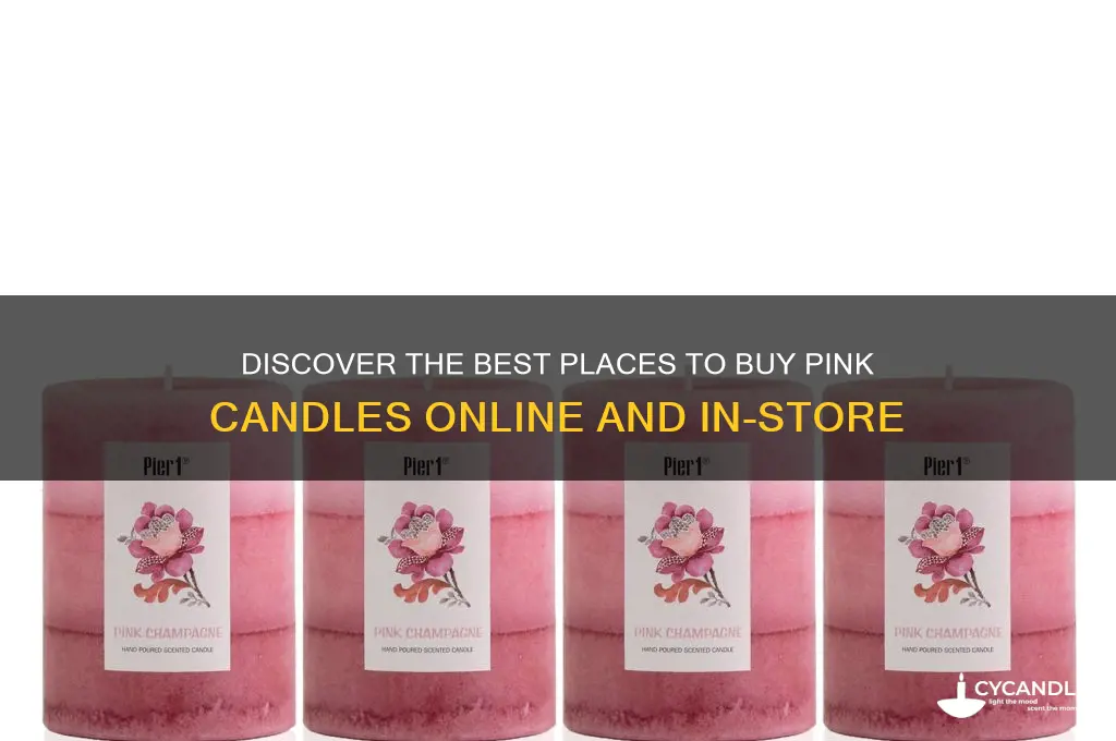 where to buy pink candles