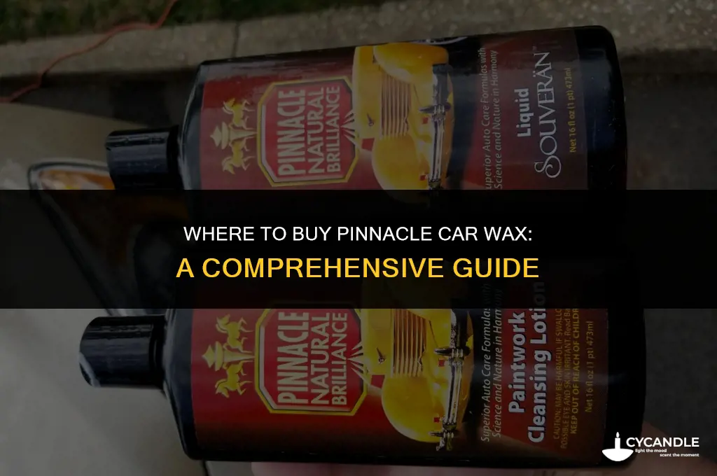 where to buy pinnacle car wax