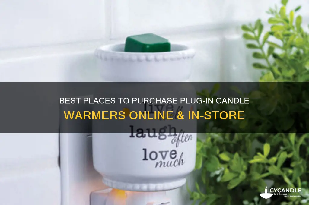 where to buy plug in candle warmers