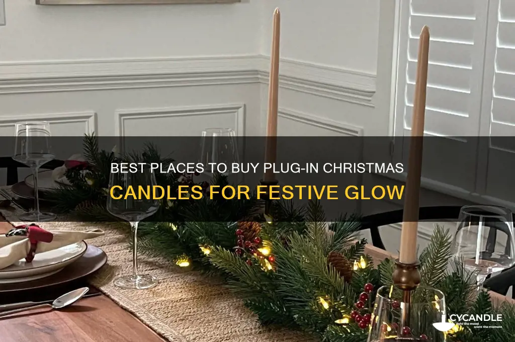 where to buy plug in christmas candles