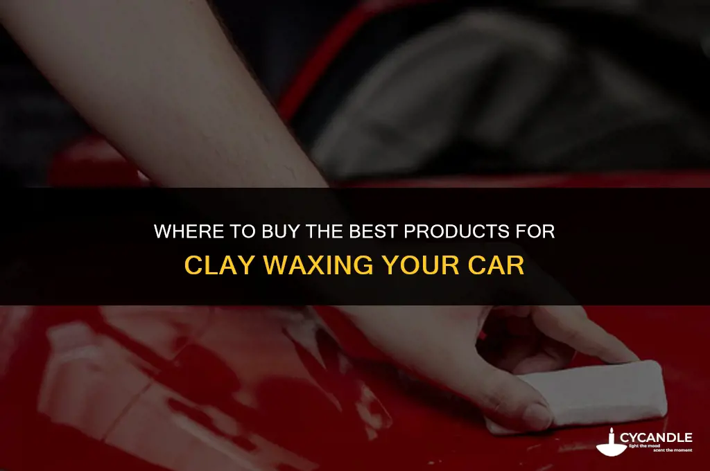 where to buy product for clay waxing of car