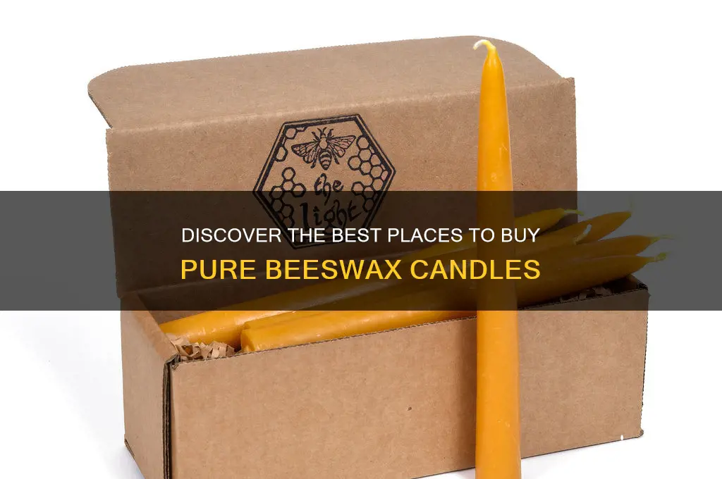 where to buy pure beeswax candles