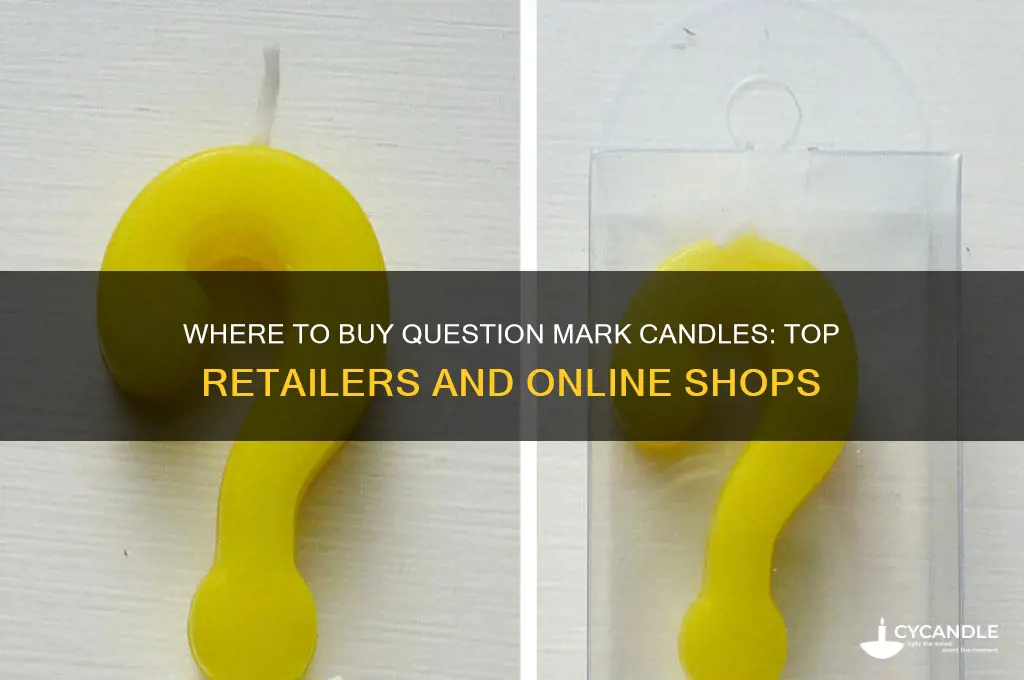where to buy question mark candle