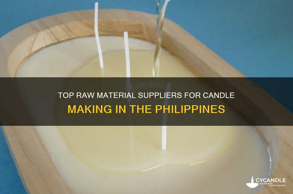 where to buy raw materials for candle making philippines