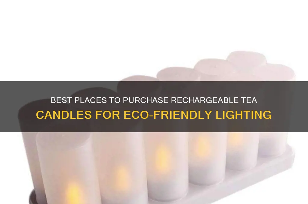 where to buy rechargeable tea candles