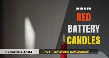 Best Places to Purchase Red Battery-Operated Candles Online & In-Store