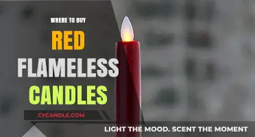 Best Places to Purchase Red Flameless Candles for Your Home