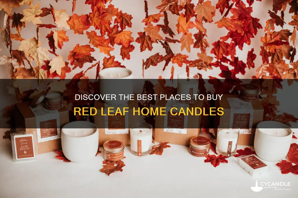 where to buy red leaf home candles