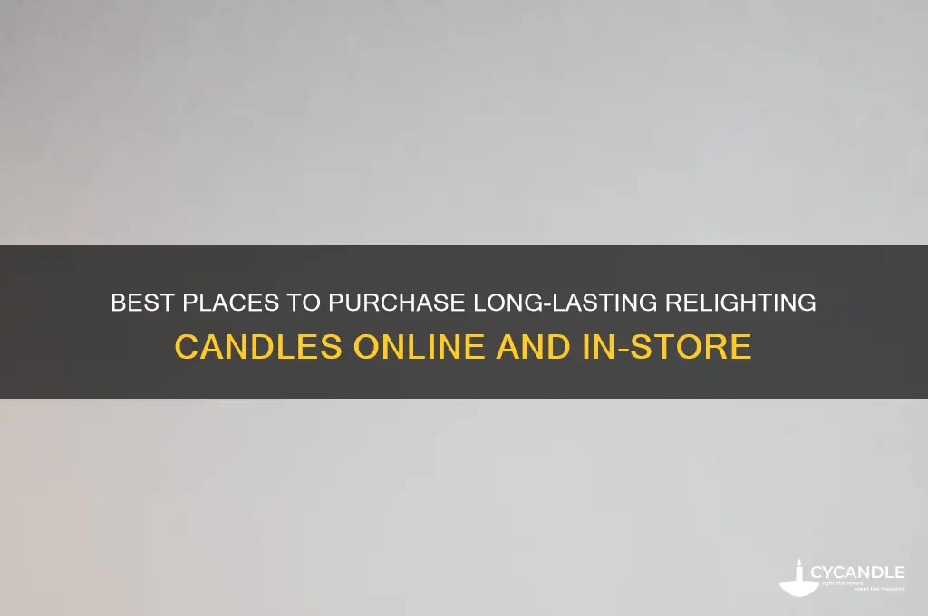 where to buy relighting candles