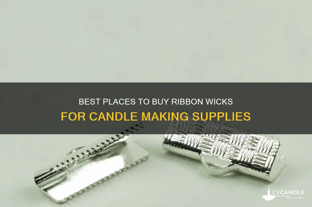where to buy ribbon wicks for candle making