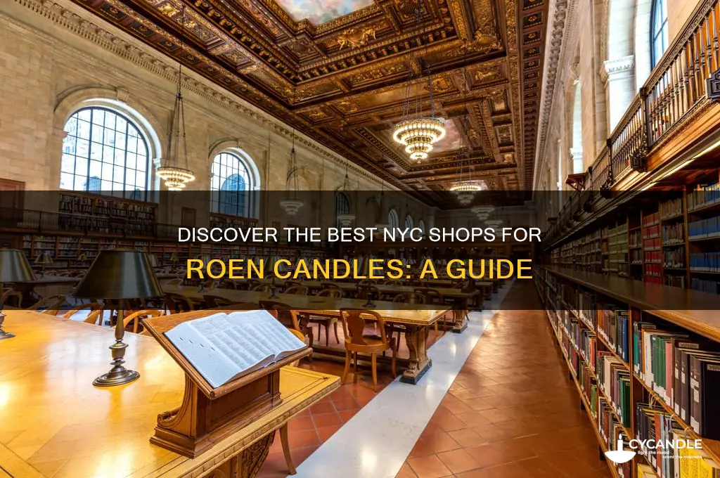 where to buy roen candles in nyc